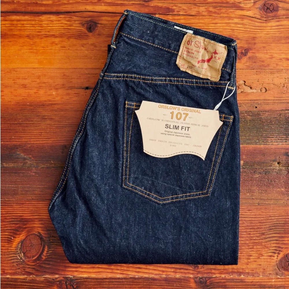 Orslow 107 13.5oz Selvedge Denim - Ivy Fit